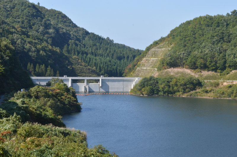 留山川ダム(天童市)