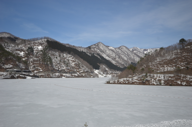 白水川ダム ダム湖(東根市)