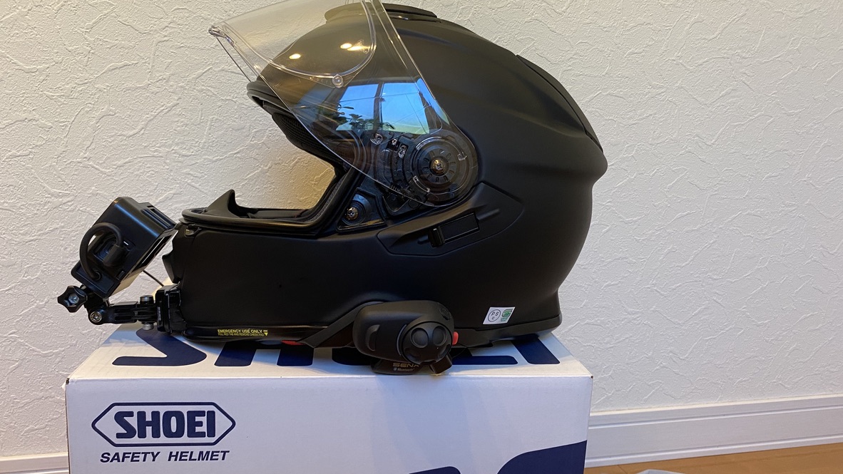 motovlog仕様ヘルメット