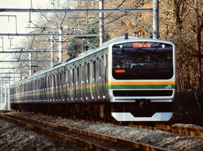 当初はグリーン車が連結されていなかったE231系1000番台電車