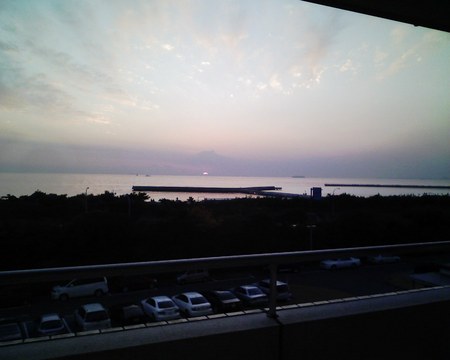 夕日