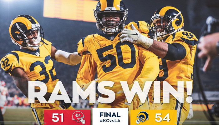 Nfl史上最多得点 チーフスvsラムズ Nfl超入門 群雄割拠の32国志演義