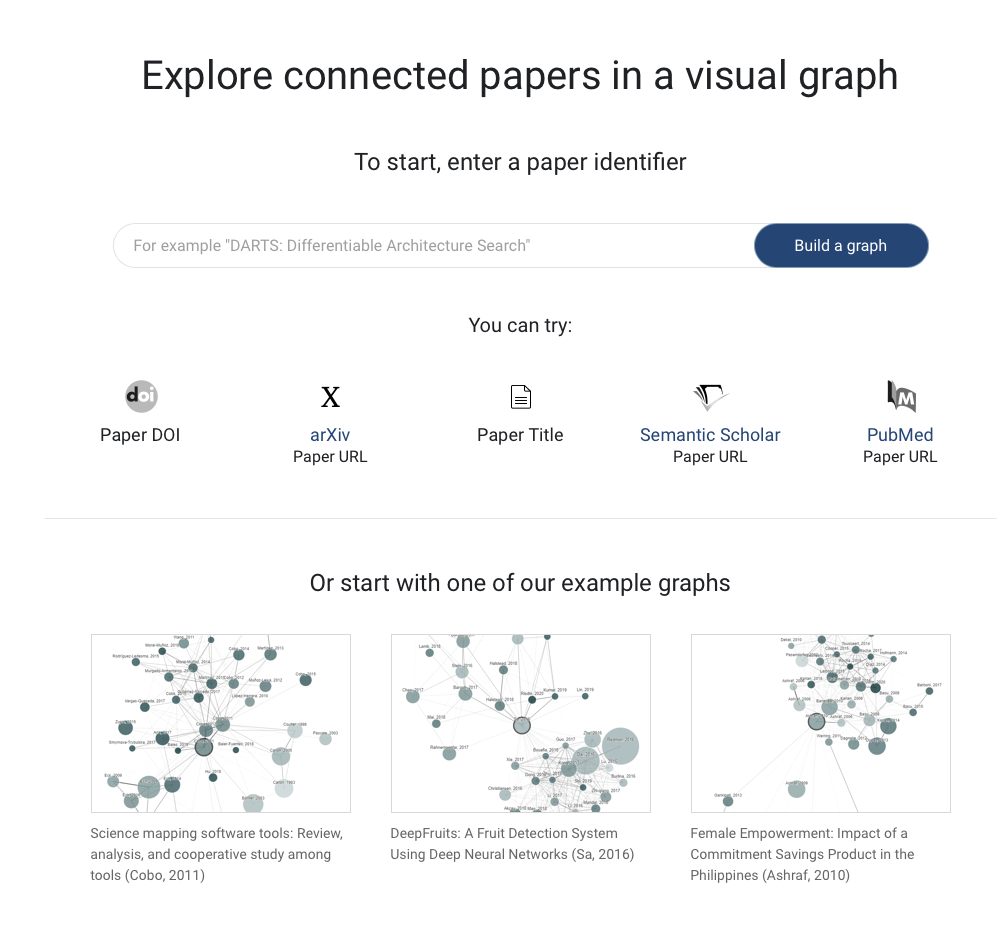 関連論文をネットワークに視覚化する Connected Papers Macでインフォマティクス
