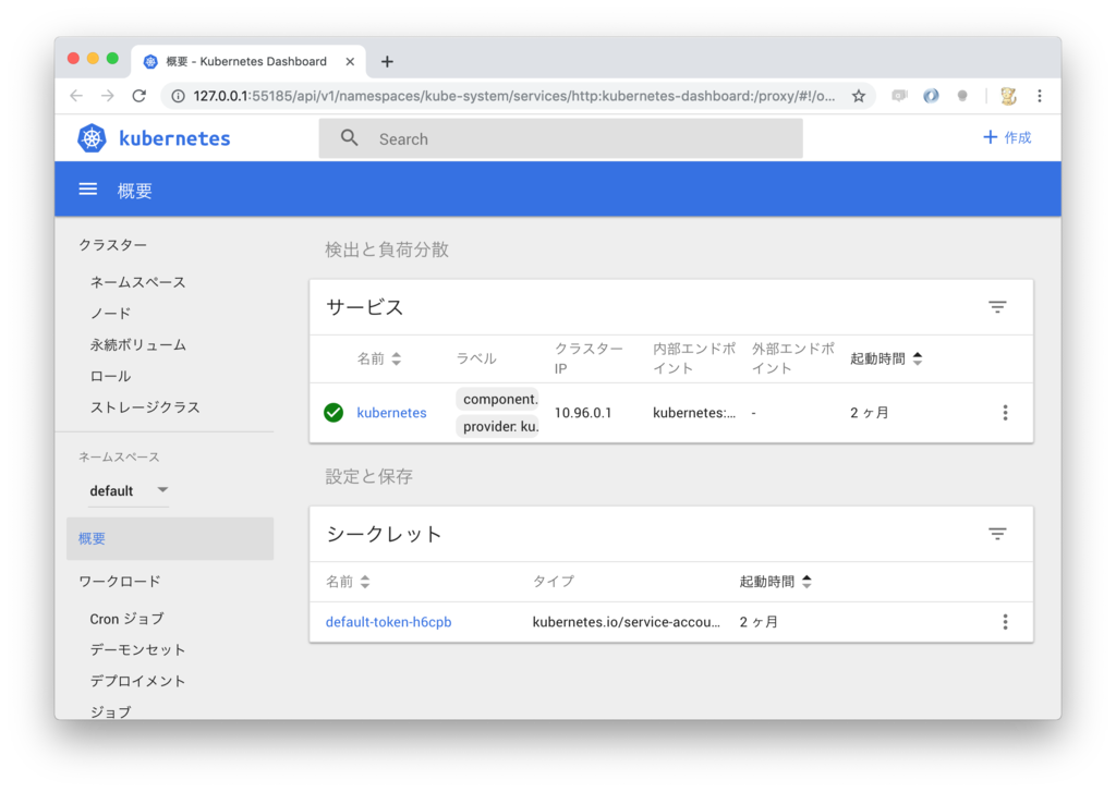 Minikubeトップページ