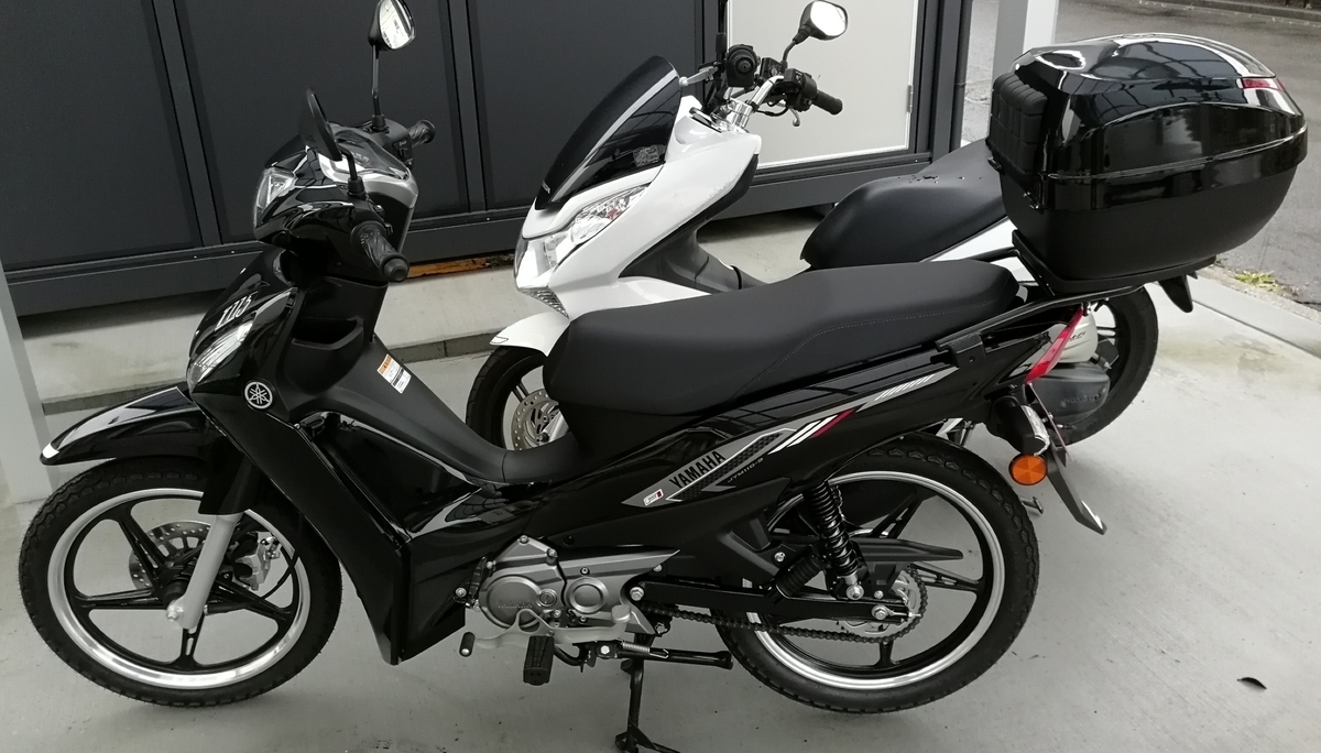 YAMAHA T115 通勤使用中