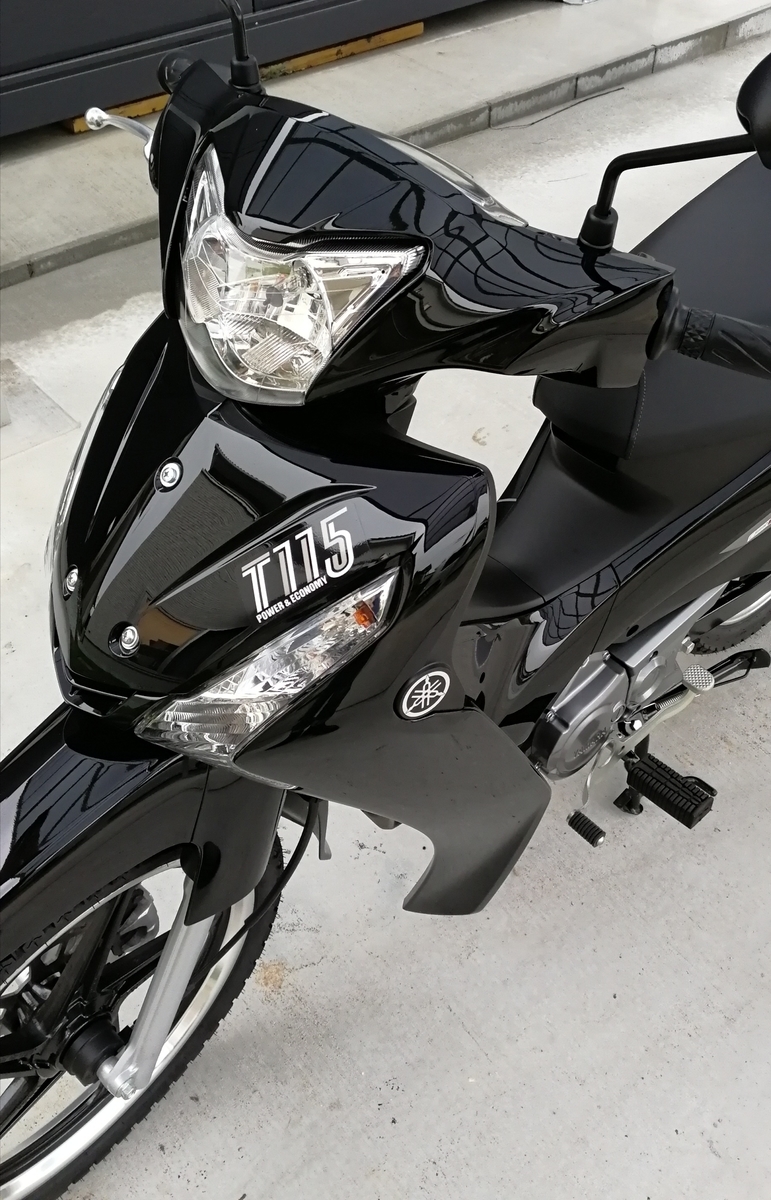 YAMAHA T115 通勤使用中
