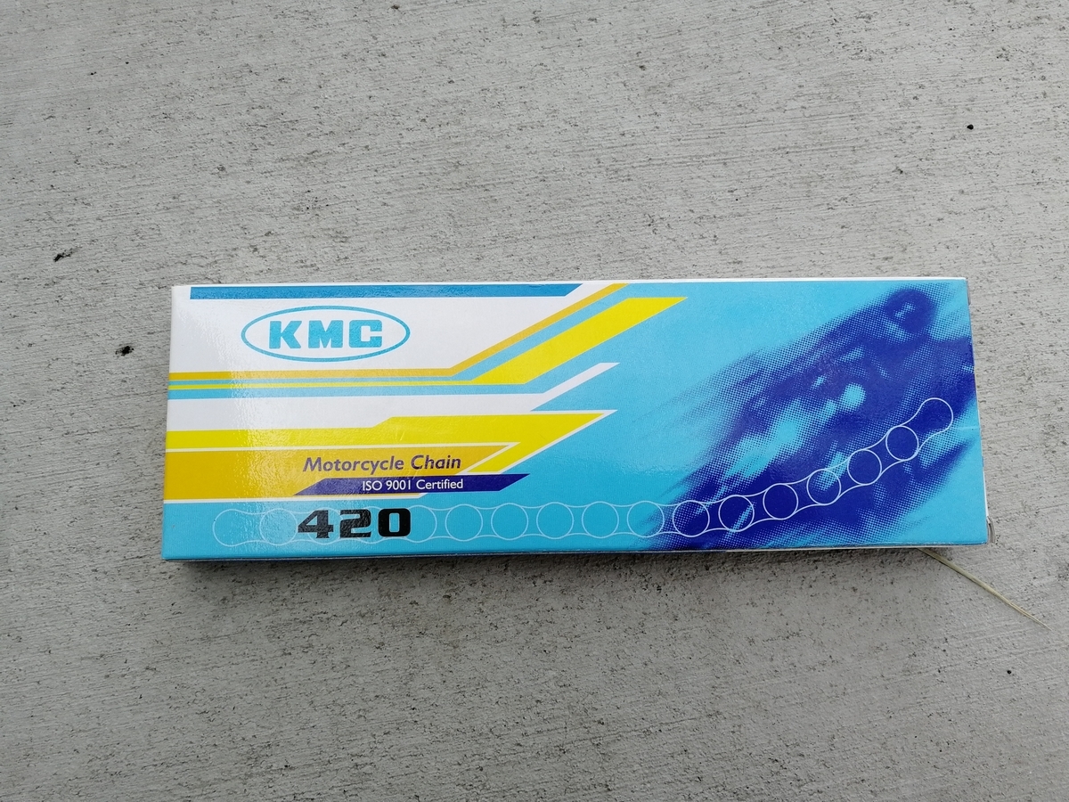Sp125 Kmcチェーンに交換 ノンシールチェーン化 バイク時々曇り Kebosuke Blog