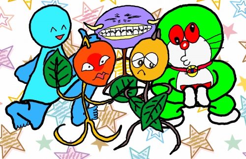 ウチのブログ マスコットキャラクターによる対話形式 を形作ったアレ