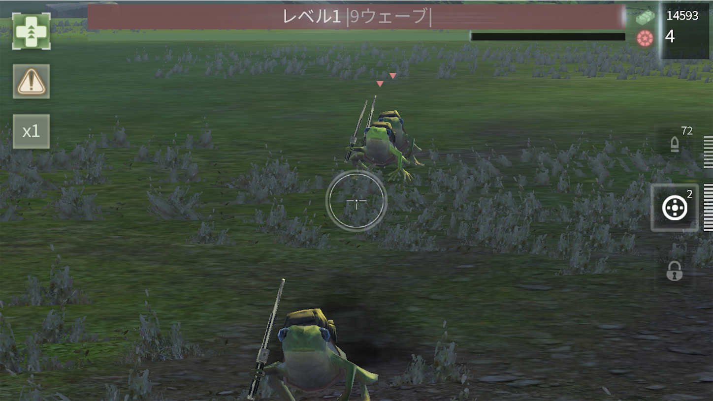 Iphone Androidアプリレビュー War Tortoise ウォートータス 重兵装のカメが動物たちとドンパチする異色シューティング これはまさに発想の勝利 右手に銃を左手に盾を
