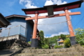 [参道][鳥居][夏空][氏子][上丹生八幡神社]参道