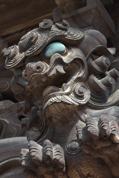 個別「[獅子][唐獅子][彫刻][本堂][不動寺]獅子」の写真、画像