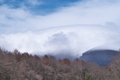 [浅間山][浅間][雪雲][カラマツ][信濃追分]