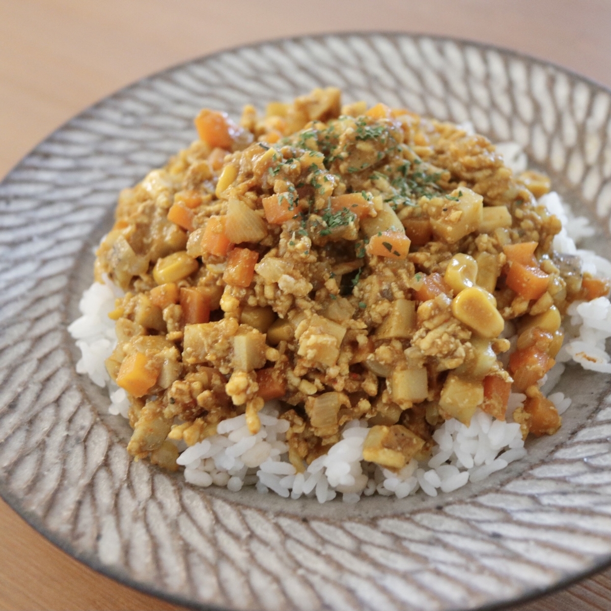 ホットクック ルウ不使用 カレー粉で作るキーマカレーのレシピ Kei Life 12