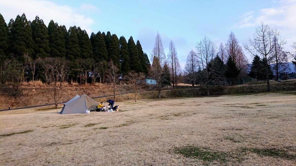 熊本最強 服掛松キャンプ場でのびのび冬キャンプ 行けたらすぐ行く