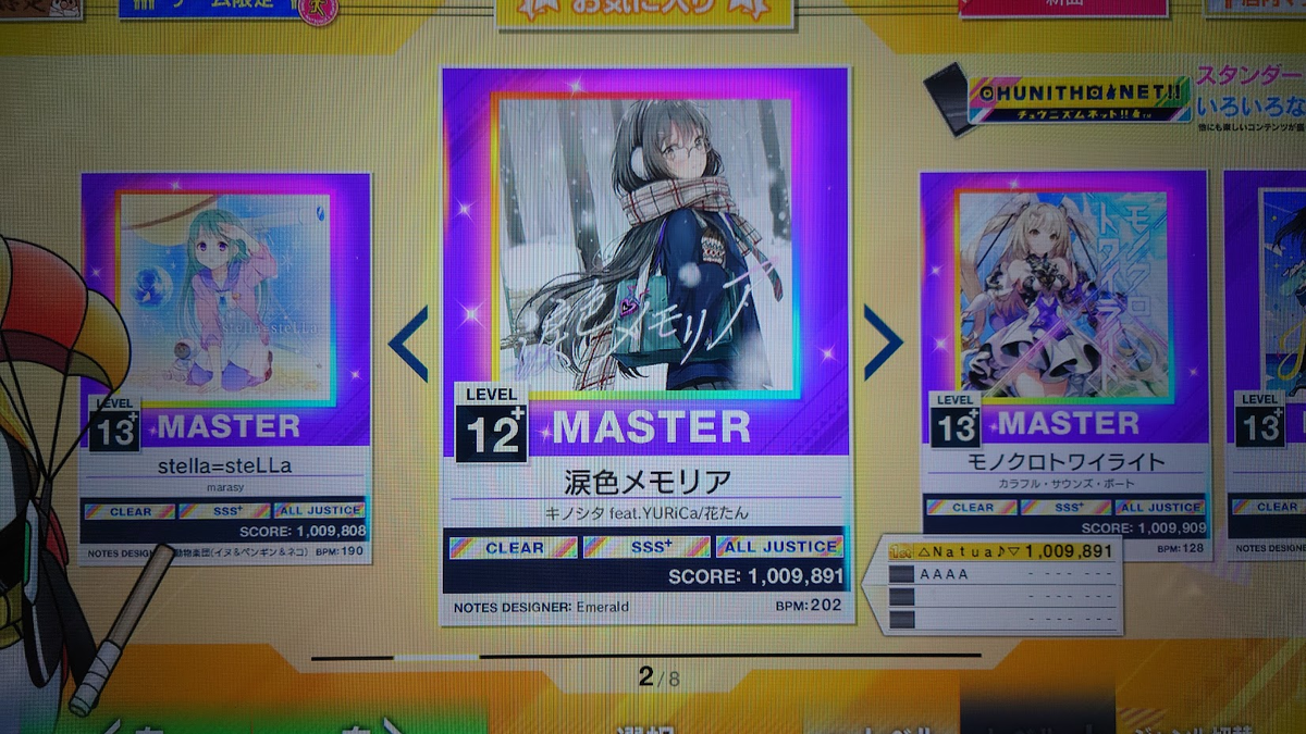 チュウニズム 手乗りマスコット 3点 チュウニズム 手乗りマスコット 3点 (第3弾「CHUNITHM