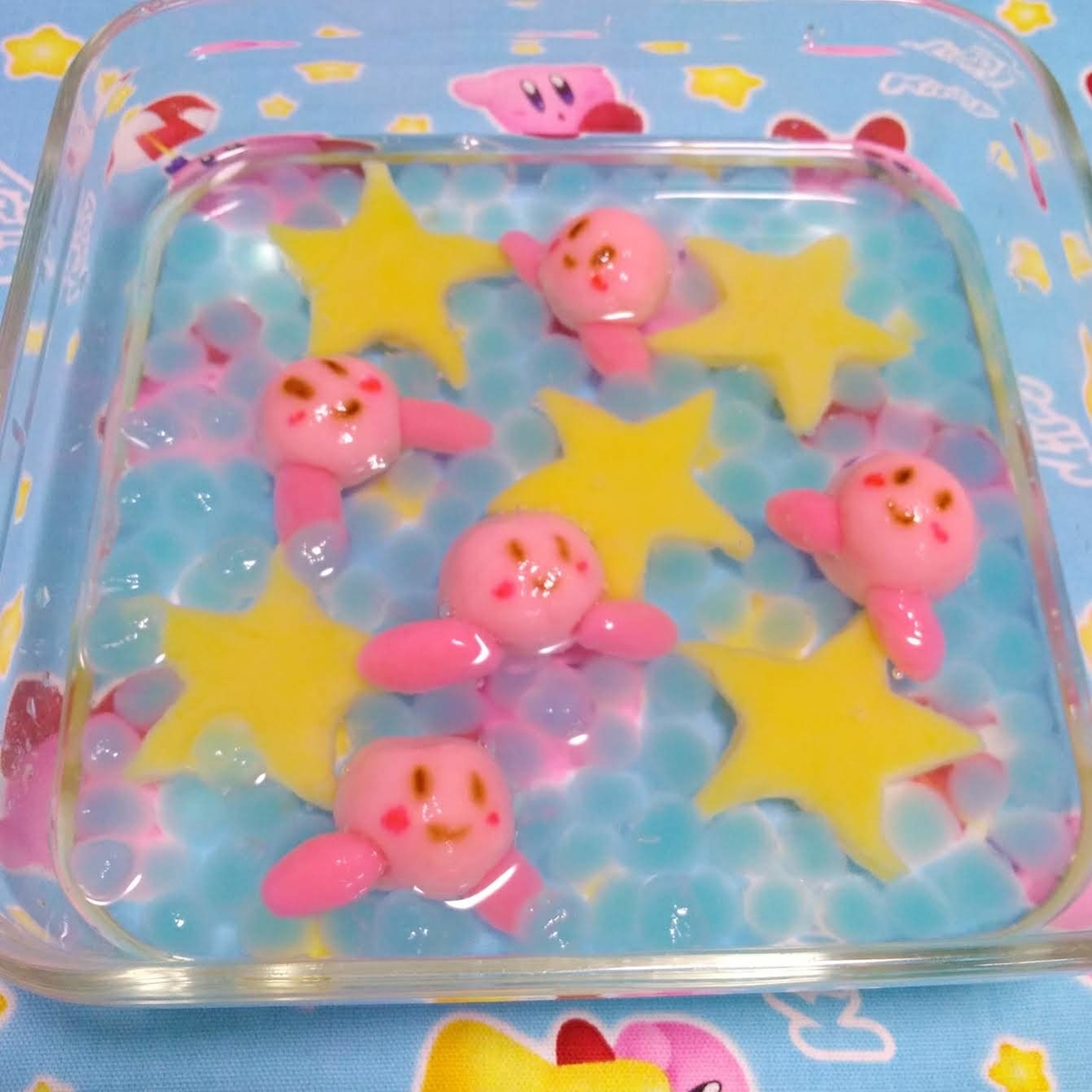 片栗粉で作る手作りタピオカで カービィの七夕星空ポンチ Party On The Weekend 週末はパーティ