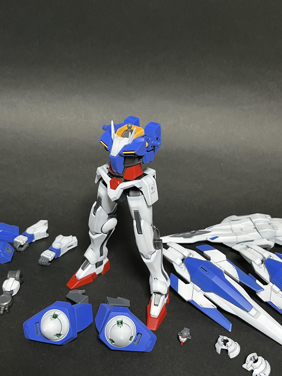 1/100 ダブルオーライザー】昔作ったガンプラを全塗装して