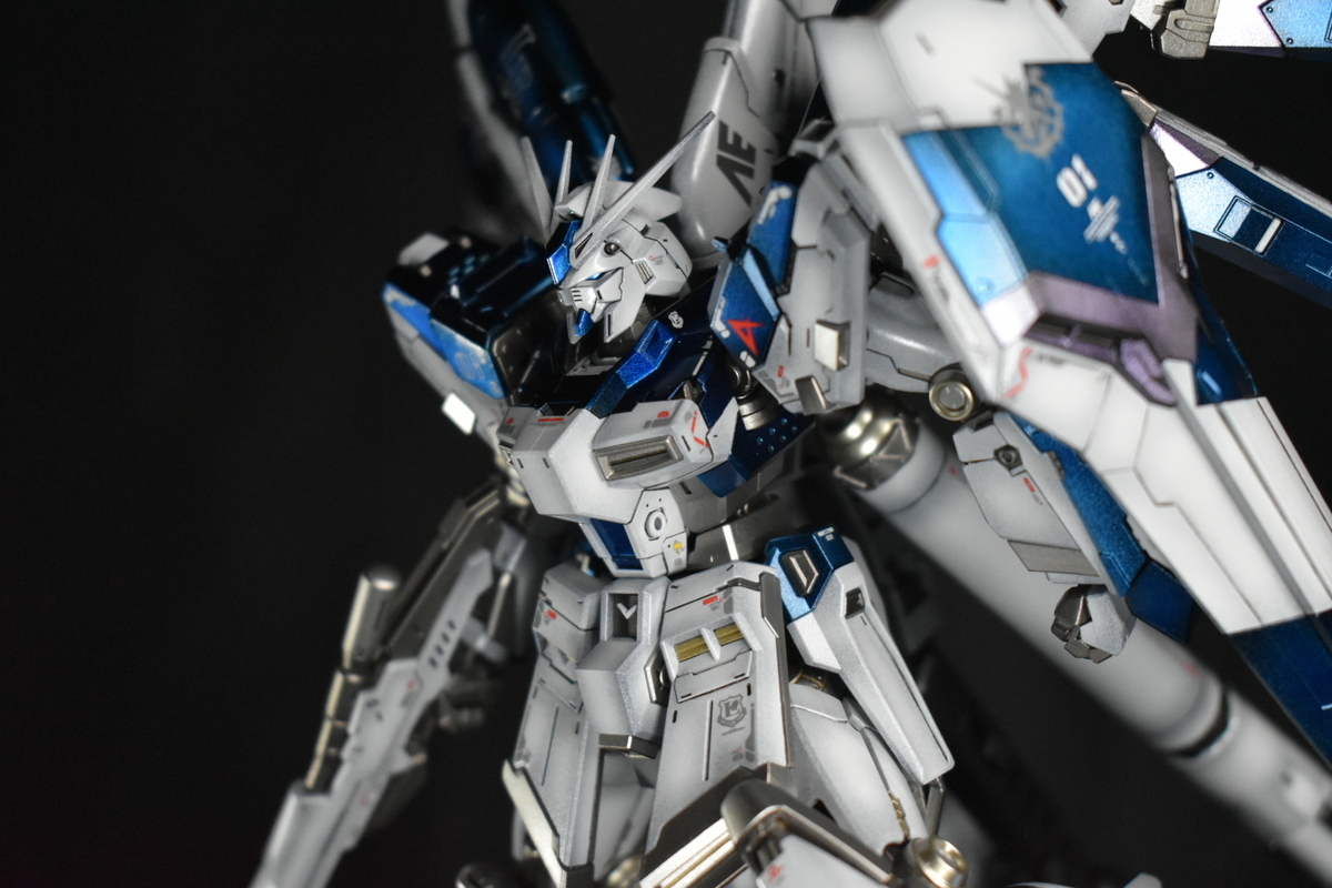 RG 1/144 Hi-νガンダム】光沢仕上げで全塗装(レシピあり) - ガンプラ