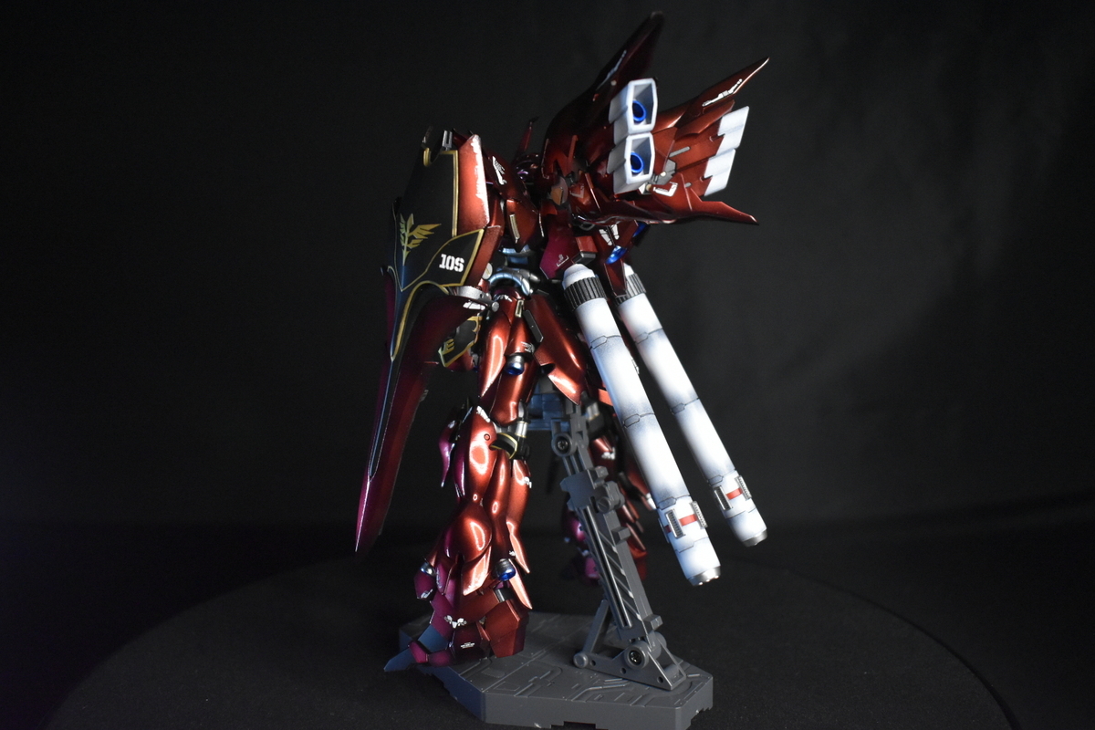 HGUC シナンジュ 塗装 完成品 バンダイ ガンプラ 1/144 HGUC 1/144 シナンジュ】全塗装(レシピあり) - ガンプラ初心者.com