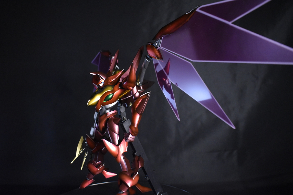 【甲縛式オーバーソウル 黒雛】紅蓮聖天八極式 改造 全塗装 完成品 改造ガンプラ 甲縛式オーバーソウル 黒雛】紅蓮聖天八極式 改造 細長 全塗装