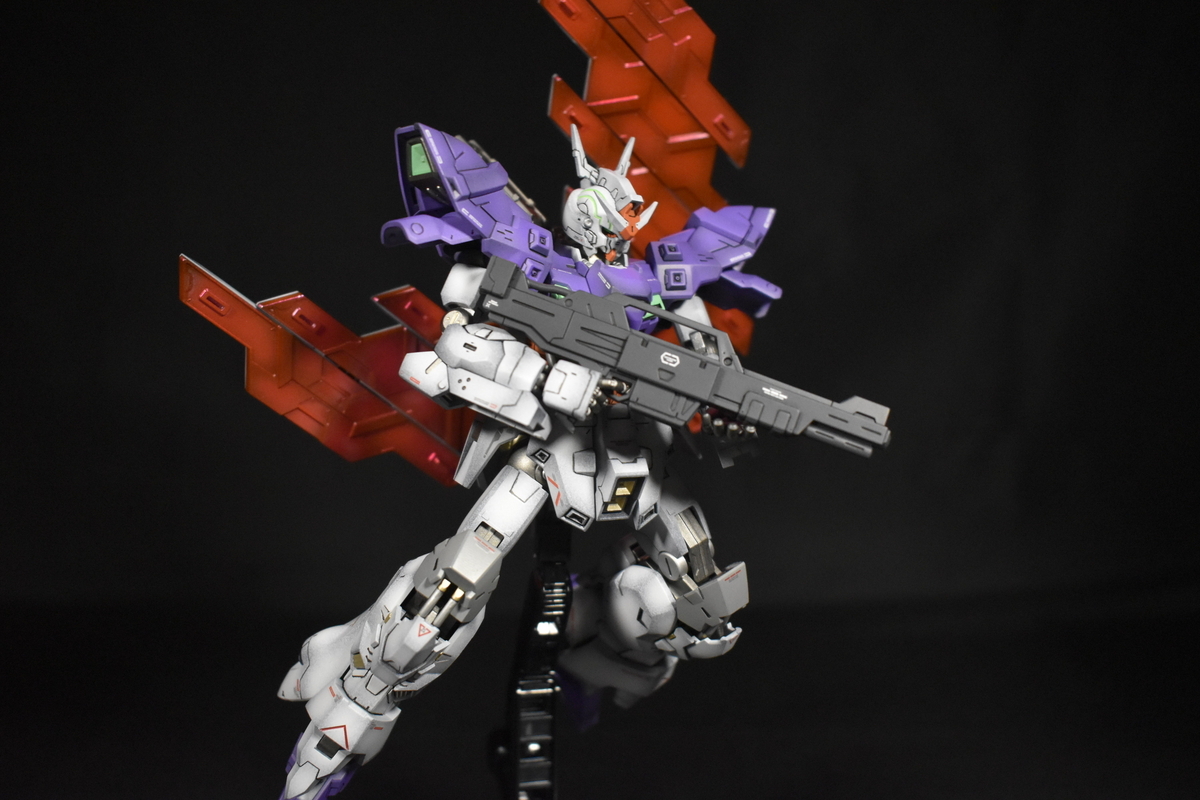 ガンプラ改造レビュー】HGUC 1/144 ムーンガンダム、サザビーに