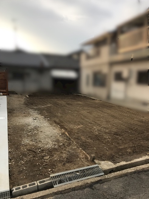 取壊し後の整地
