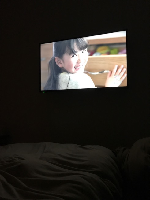寝ながら鑑賞