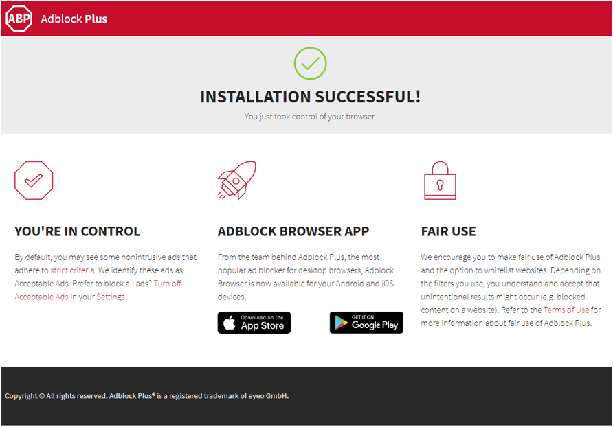 広告ブロック、Adblock Plusを導入（Windows 10／Google Chrome）
