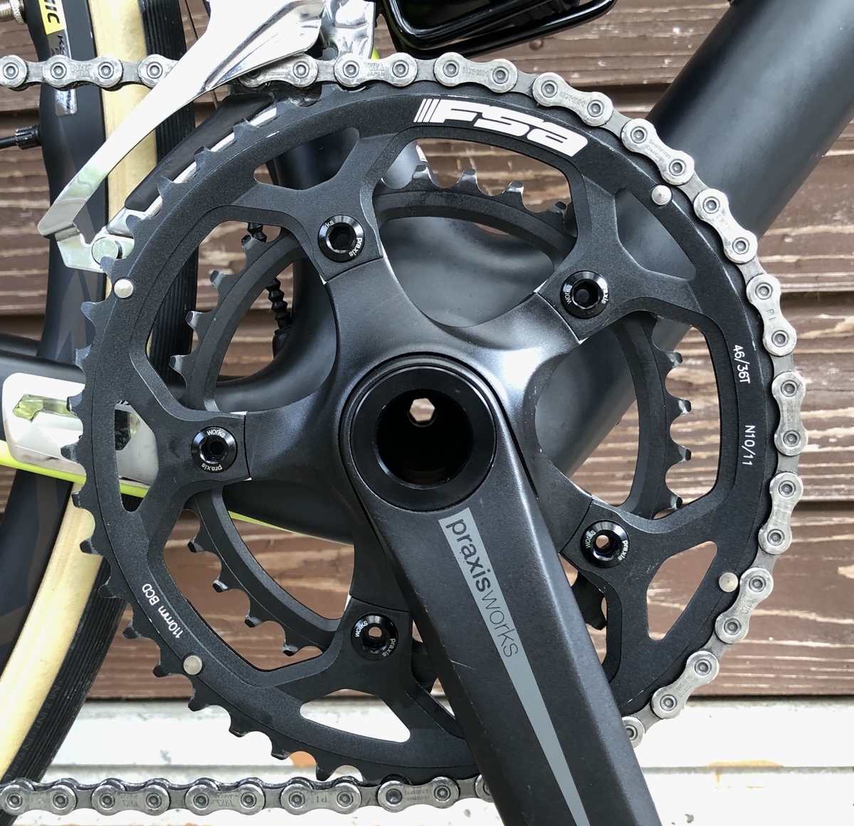 TA alize アウター46T インナー38T 46T は夢のアウターギアとなりえるか？ TA alize アウター46T インナー