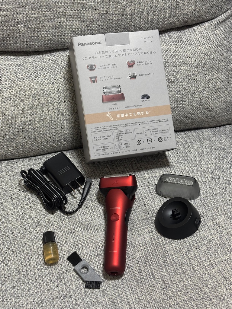 パナソニック Panasonic メンズシェーバー ES-L341D-R レッド ES-L341D