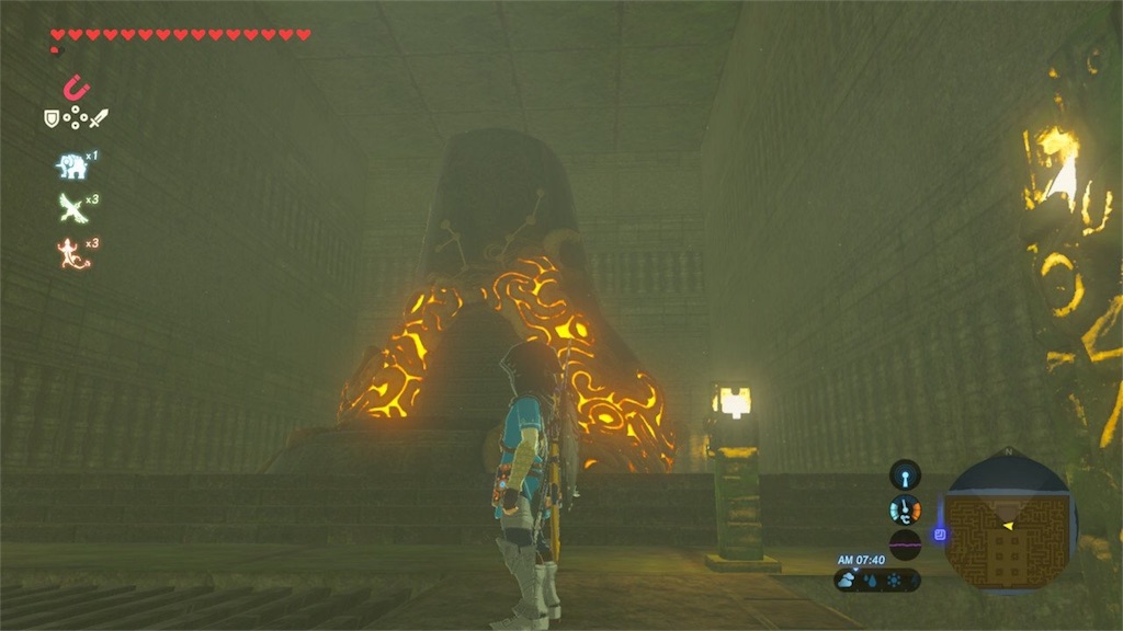 ゼルダの伝説botw ローメイ島攻略 ガーディアンいっぱい怖い怖い ヒロアサトキフカ
