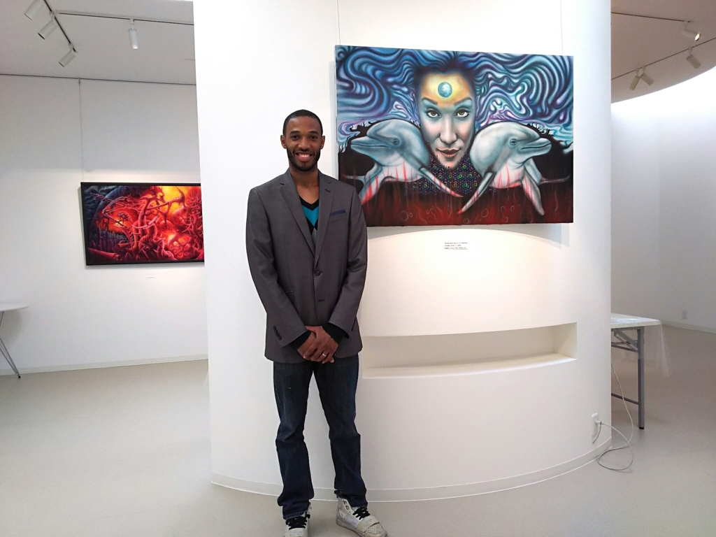 AIR BRUSHING DAY！』 - 青いインク壺