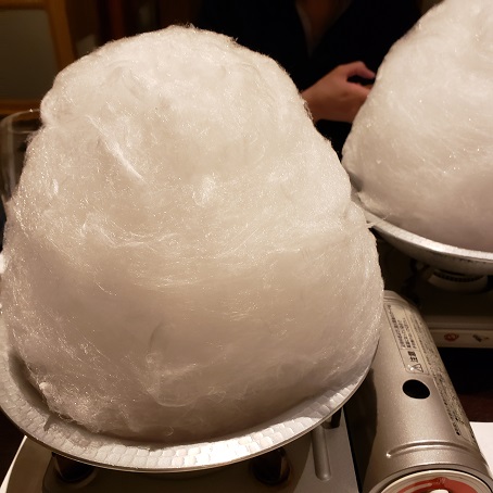 かまくらのようなすき焼き