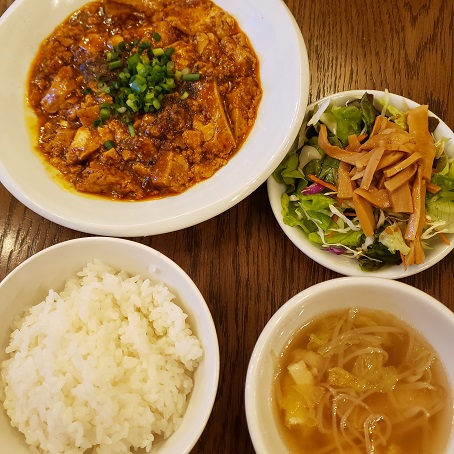 麻婆豆腐ランチ