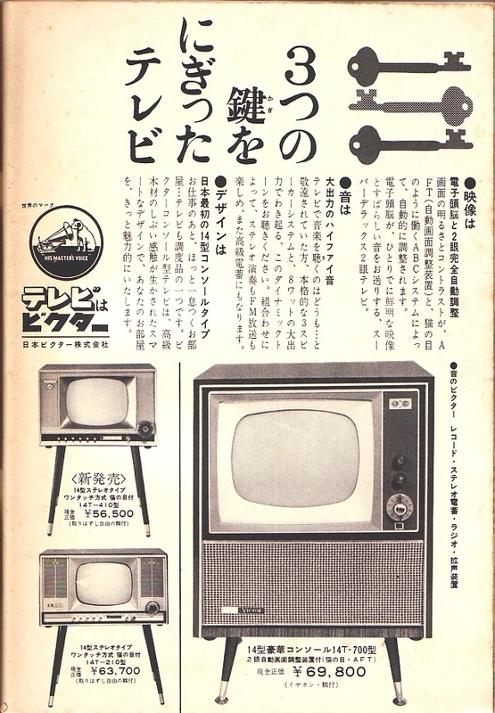 昔の広告 （3） 昭和36年 - 大道芸観覧レポート モノクロ・フィルム