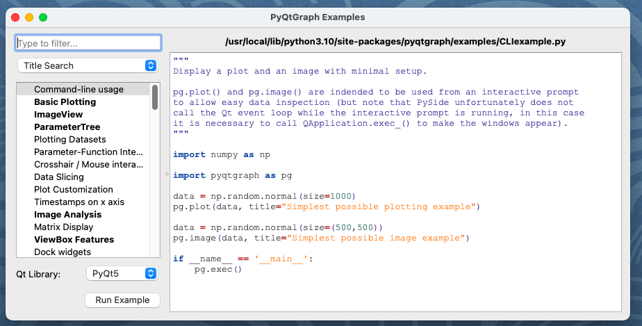 Pyqtgraph Example Github PyQtGraph の公式サンプルを試す - ken ohwada 雑記帳