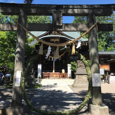 行田八幡神社の入口