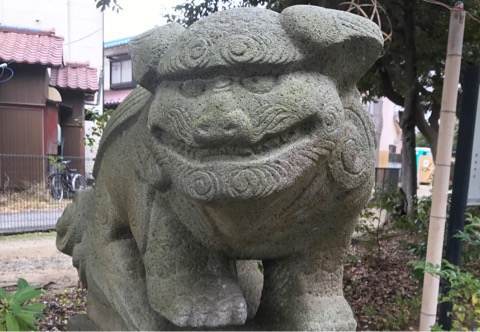 菊田神社の狛犬