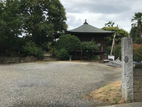 佐野・法雲寺の駐車場