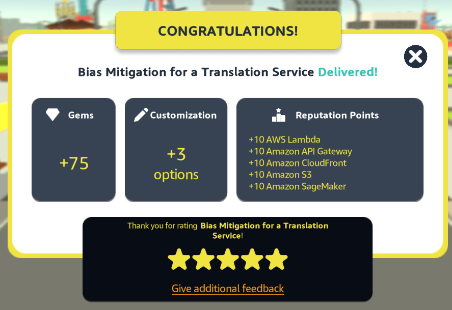 Cloud quest bias mitigation for a translation service k s atelier