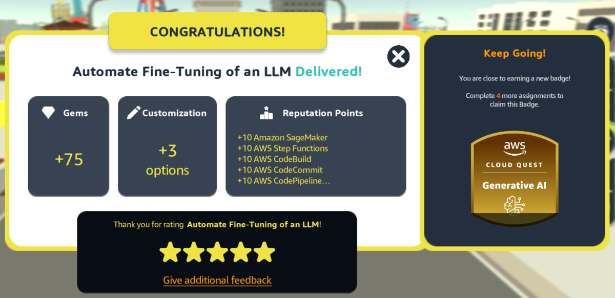 Cloud Quest: Automate Fine-Tuning of an LLM - K's Atelier