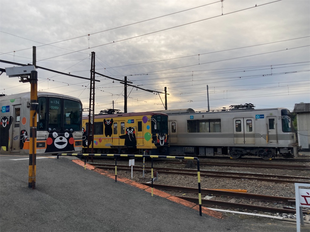 熊本電鉄 乗車記 - 呑み鉄 ひとり旅 🚃