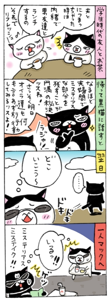 夫婦円満の秘訣はミステリアスにあり?アダルトな試み 年の差猫夫婦マンガ