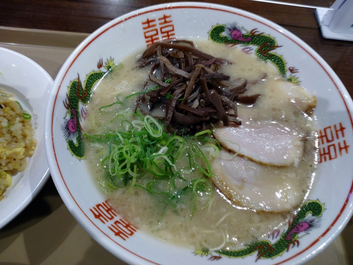 チャーハンセット 博多だるまjapan チェーン店で晩ごはん