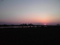 江戸川の夕暮れ