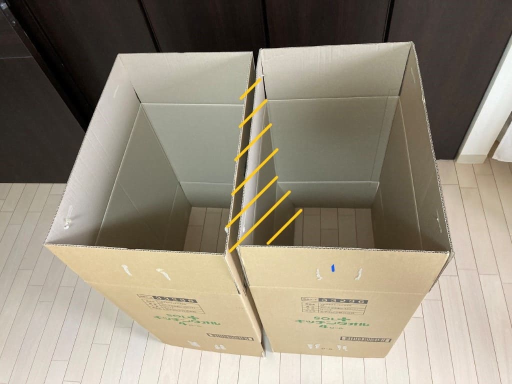 簡単 可愛いダンボールハウス作り方を写真で超分かりやすく解説 アイス屋さん仕様 なまけママの知育