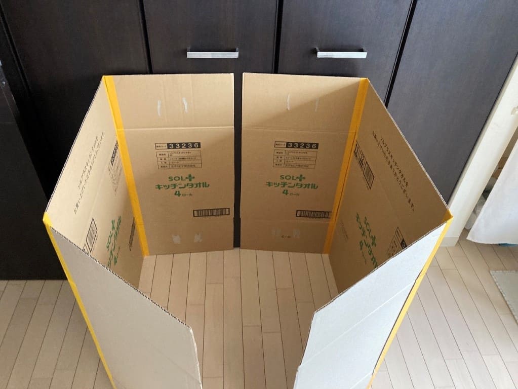 段ボールハウス　作り方