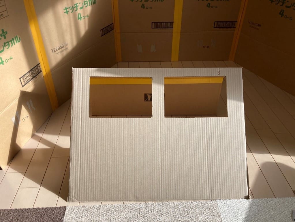 段ボールハウス　作り方