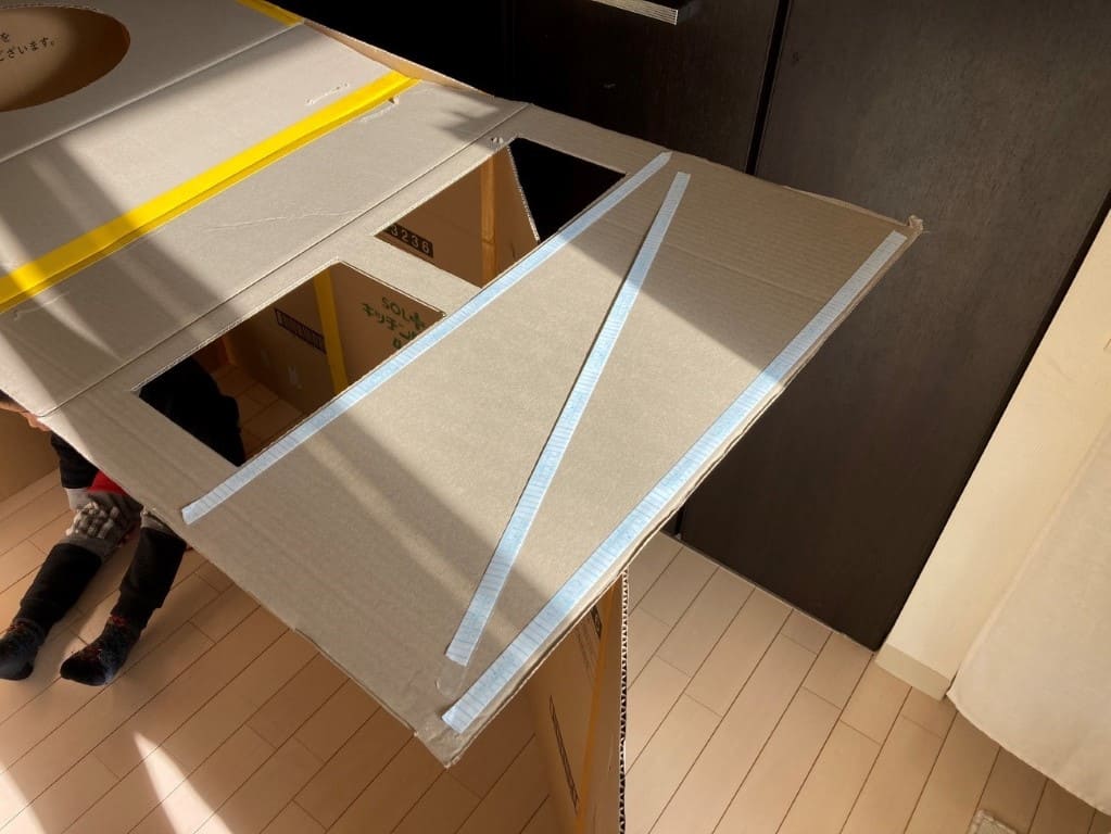 段ボールハウス　作り方