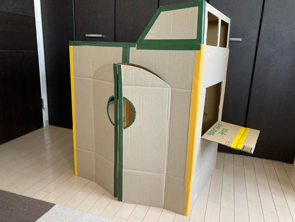 段ボールハウス　作り方